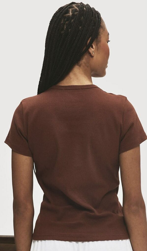 Parke Ribbed Tee - Size Large