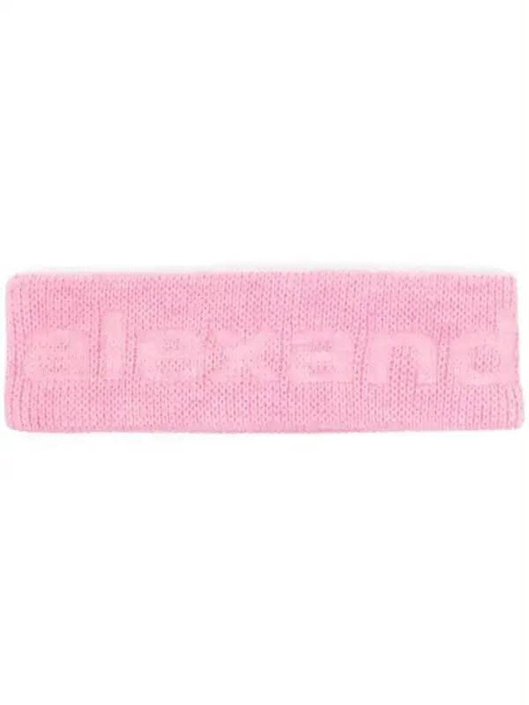 Alexander Wang NWT Logo Debossed Ribbed Knit Headband - One Size (Retails for $150)