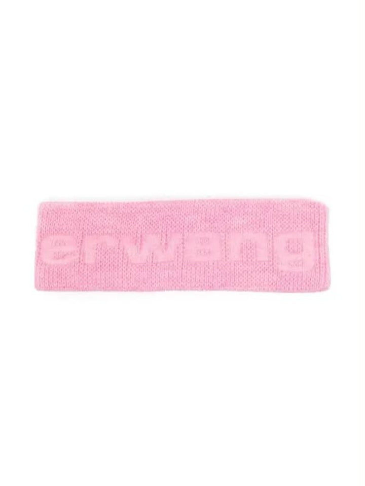Alexander Wang NWT Logo Debossed Ribbed Knit Headband - One Size (Retails for $150)