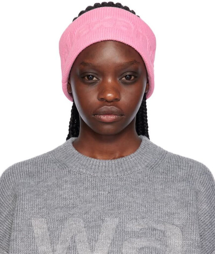 Alexander Wang NWT Logo Debossed Ribbed Knit Headband - One Size (Retails for $150)