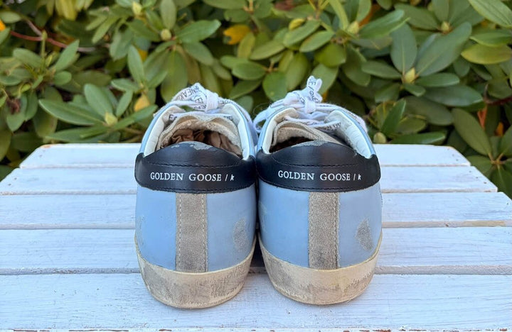 Golden Goose Leather Super Star Sneakers - Size 40