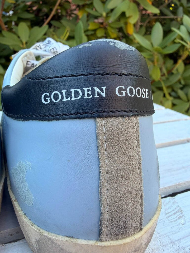Golden Goose Leather Super Star Sneakers - Size 40