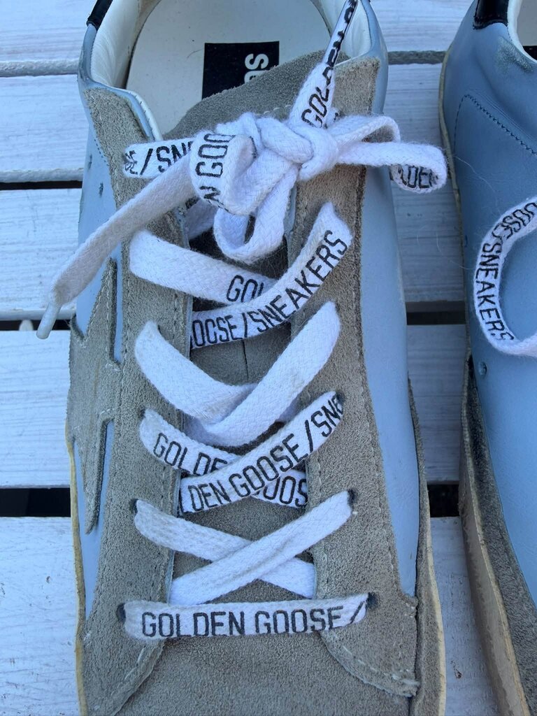 Golden Goose Leather Super Star Sneakers - Size 40
