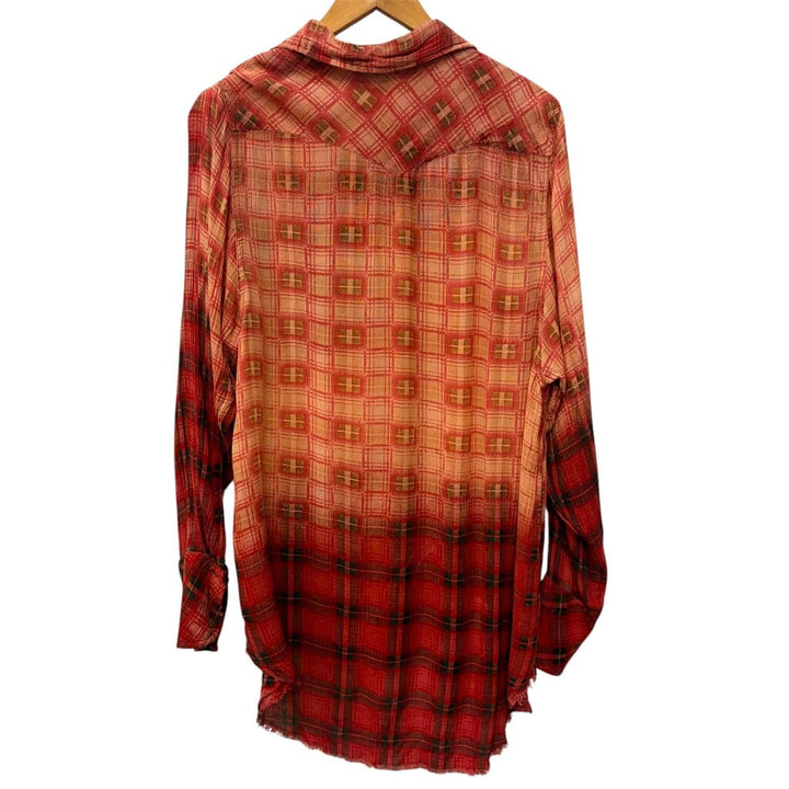 Free People One Grunge Ombre Top - Size Small