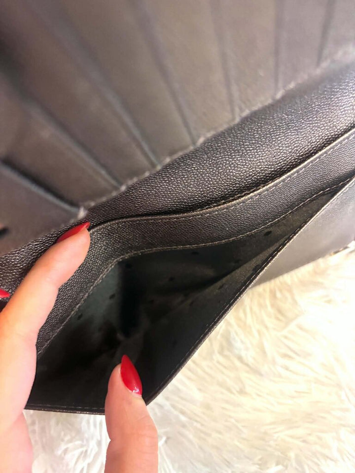 Kate Spade Bronzed Leather Wristlet