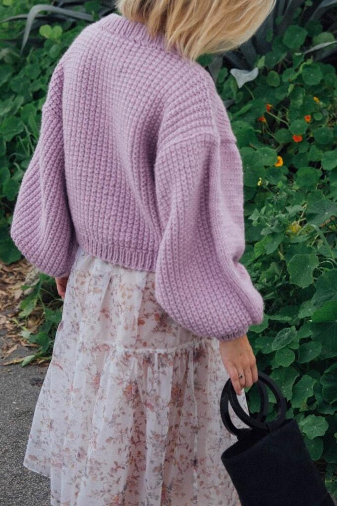 I Love Mr. Mittens Jackie Knit in Lavender - Size M/L (Retails for $500)