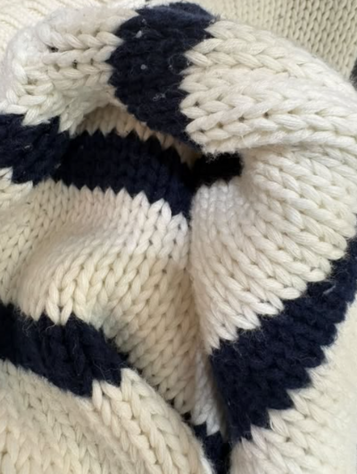Rails Penny Sweater in Ivory Navy Stripe - Size Medium (Retails for $248)