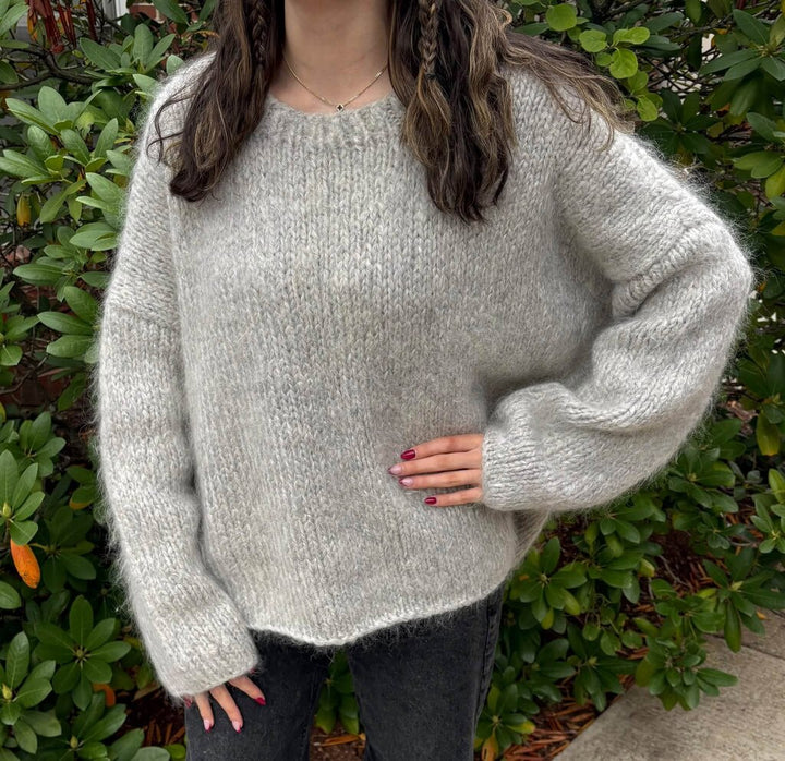 Chloe Oversized Mohair Blend Sweater - Size Medium