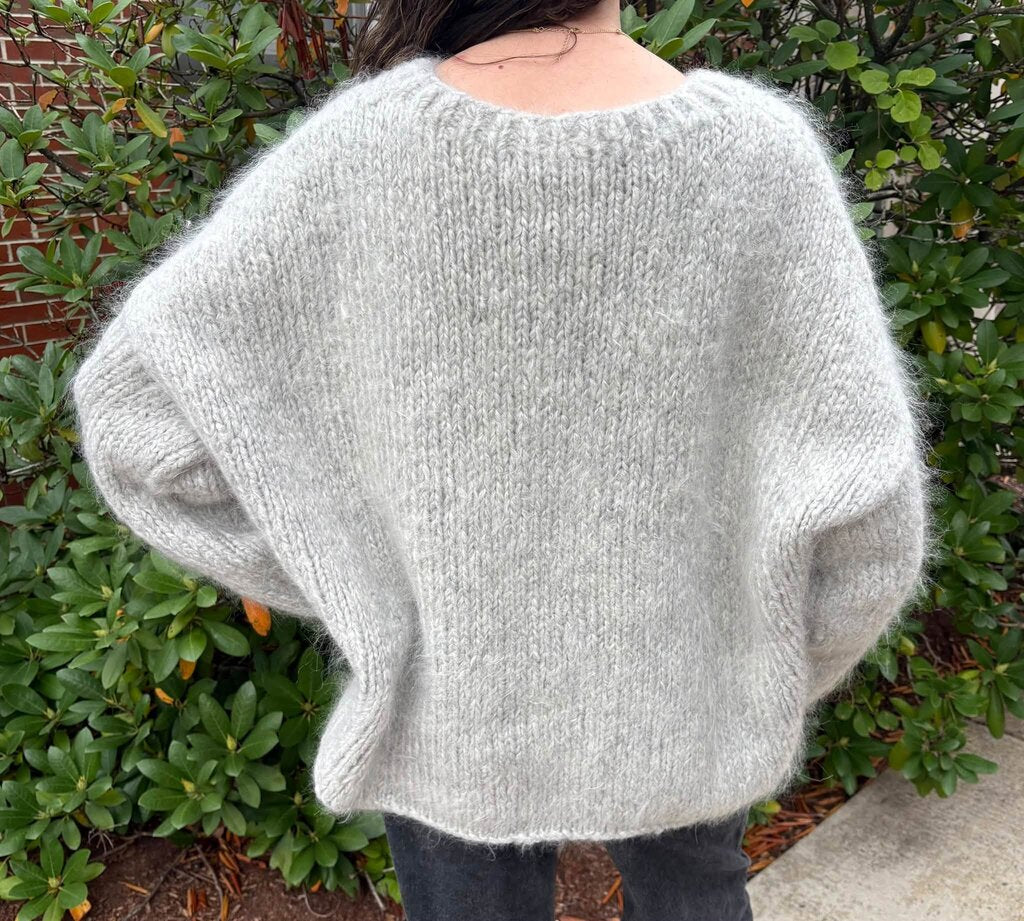 Chloe Oversized Mohair Blend Sweater - Size Medium