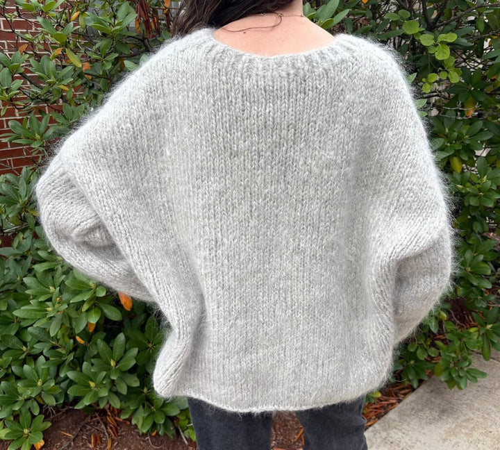 Chloe Oversized Mohair Blend Sweater - Size Medium