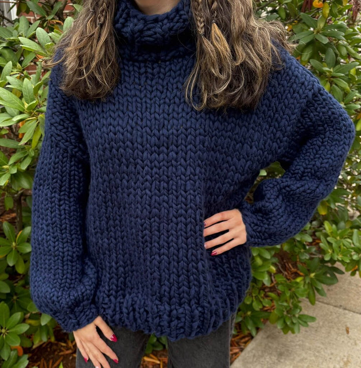 Loopy Mango Her Turtleneck Sweater - Size Large