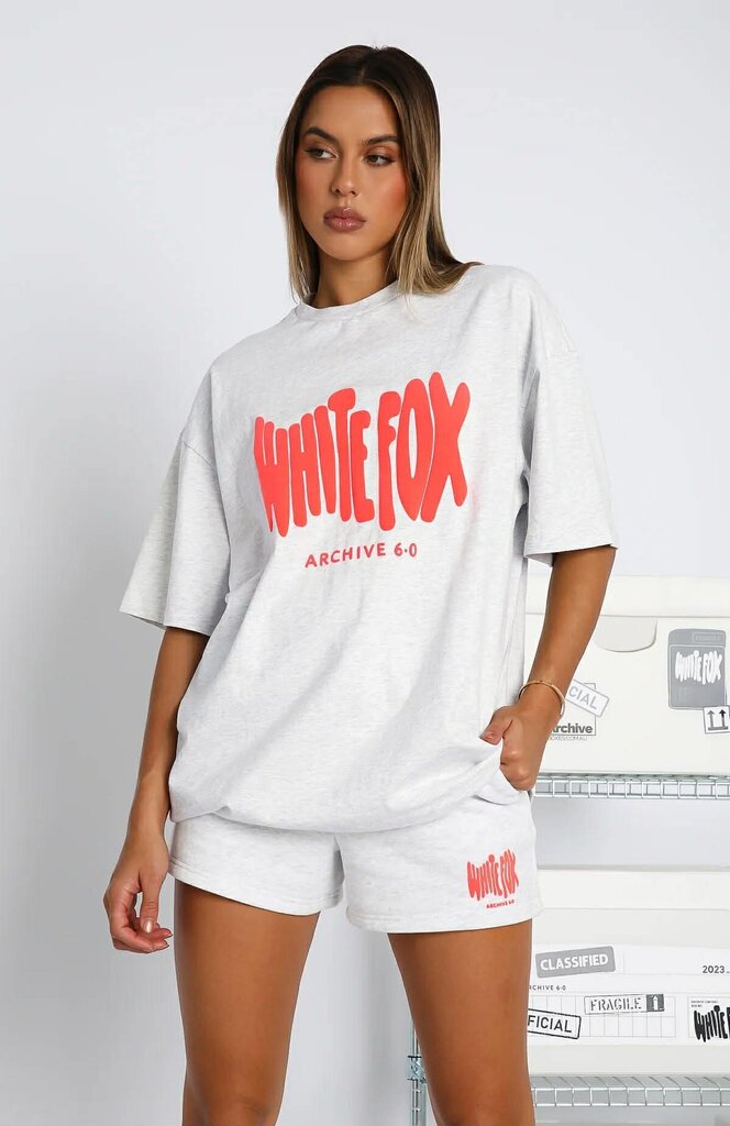 White Fox Archive 6.0 Oversized Tee - Size M/L