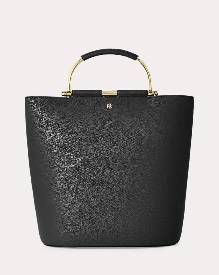 Ralph Lauren Pebbled Leather Leyton Tote