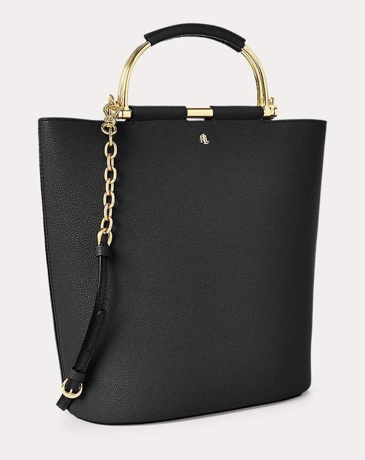 Ralph Lauren Pebbled Leather Leyton Tote