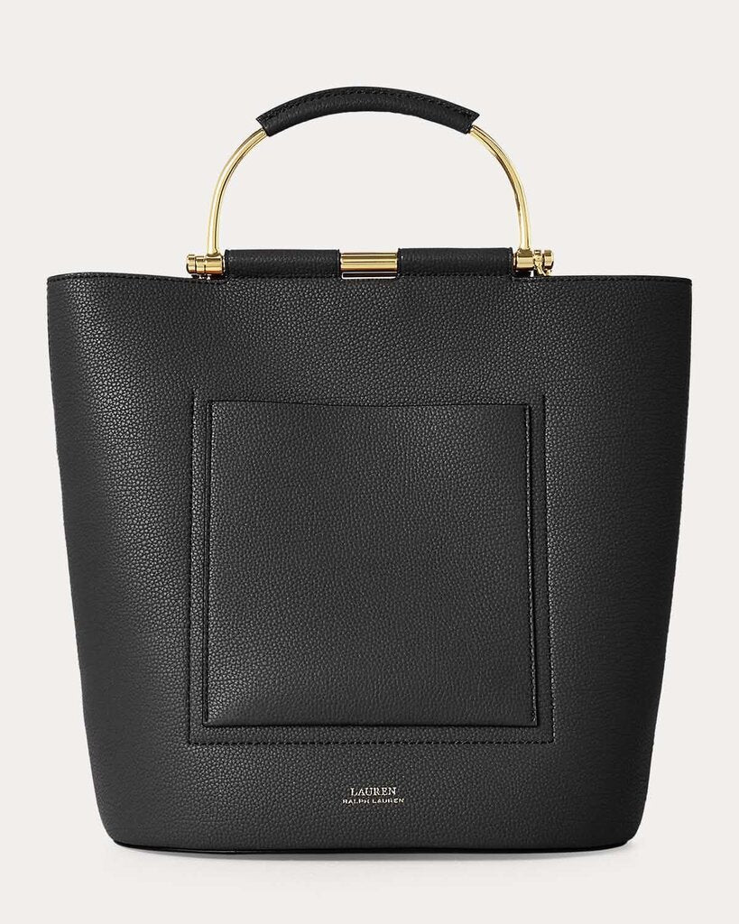 Ralph Lauren Pebbled Leather Leyton Tote