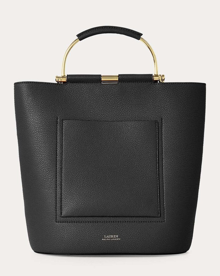 Ralph Lauren Pebbled Leather Leyton Tote