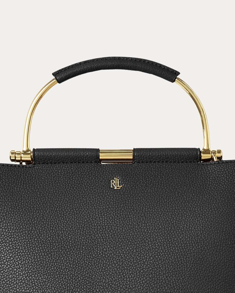 Ralph Lauren Pebbled Leather Leyton Tote