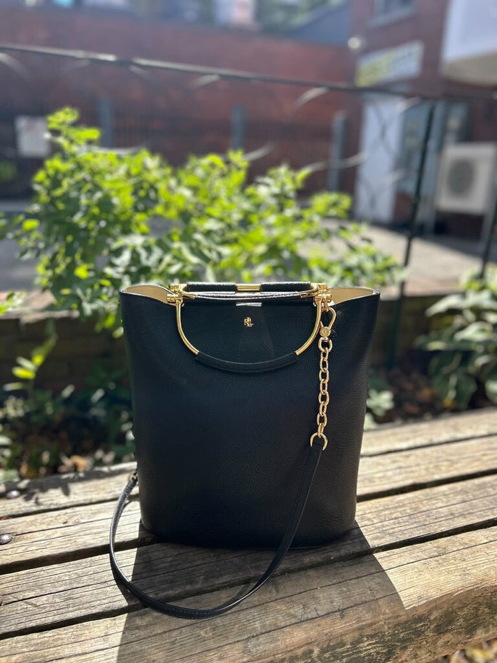 Ralph Lauren Pebbled Leather Leyton Tote