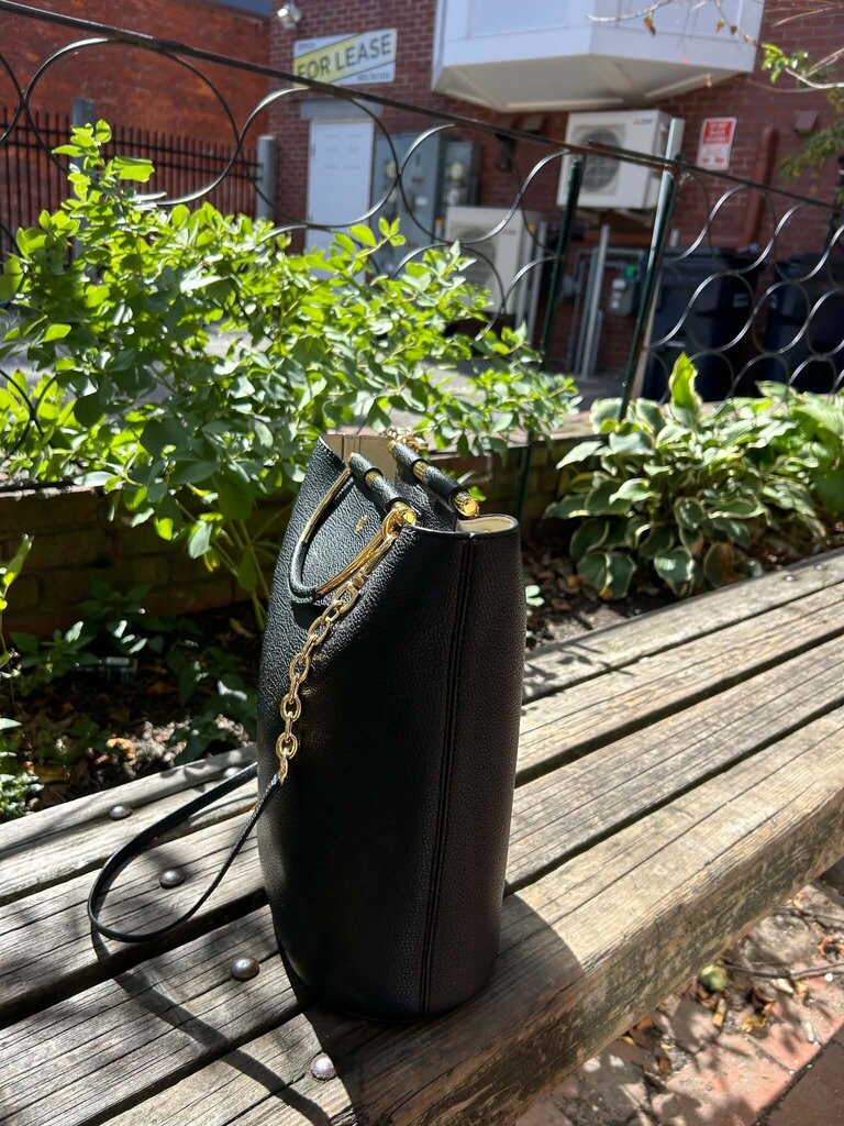 Ralph Lauren Pebbled Leather Leyton Tote