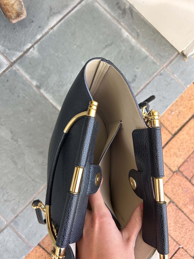 Ralph Lauren Pebbled Leather Leyton Tote