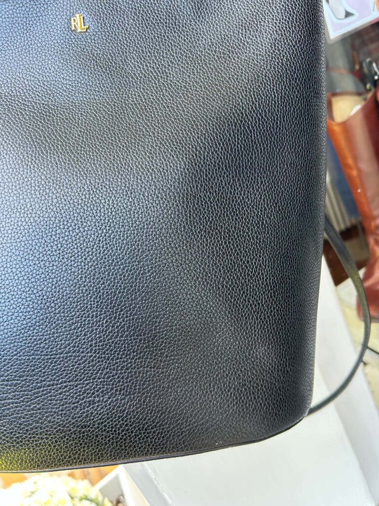 Ralph Lauren Pebbled Leather Leyton Tote