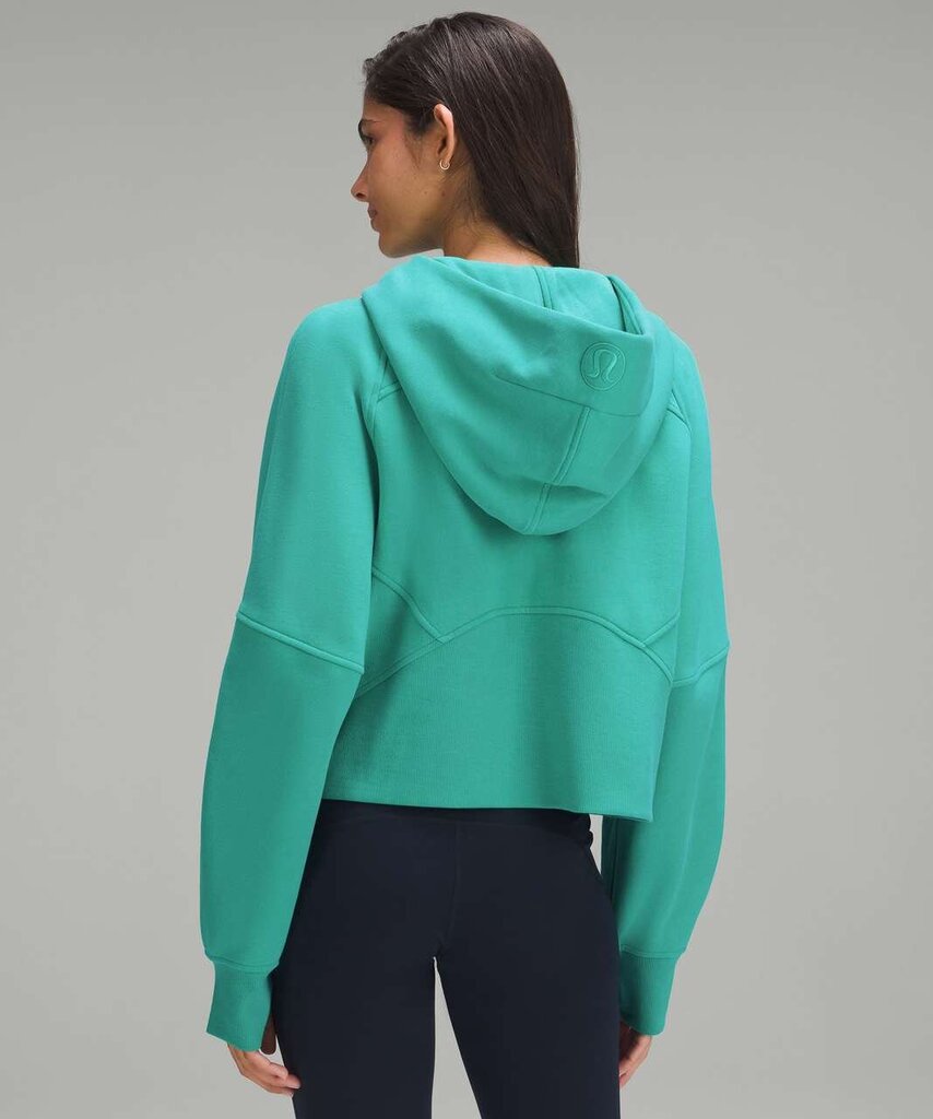 Lululemon Scuba Oversized Half-Zip Hoodie in Kelly Green - Size XS/S