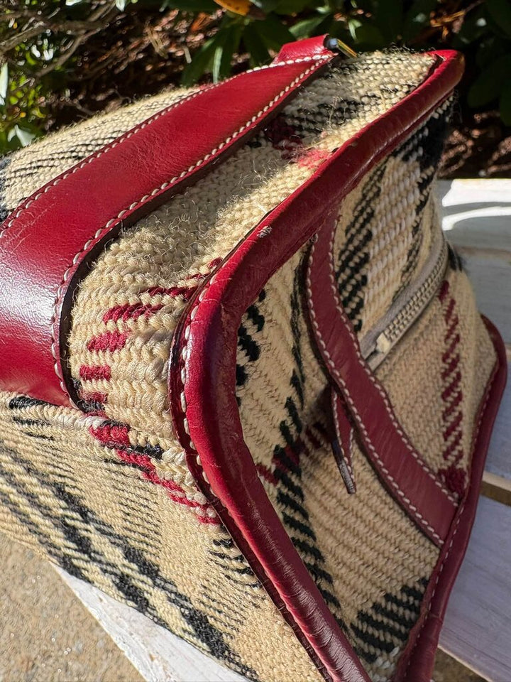 Burberry Blue Label Boston Woven Tote