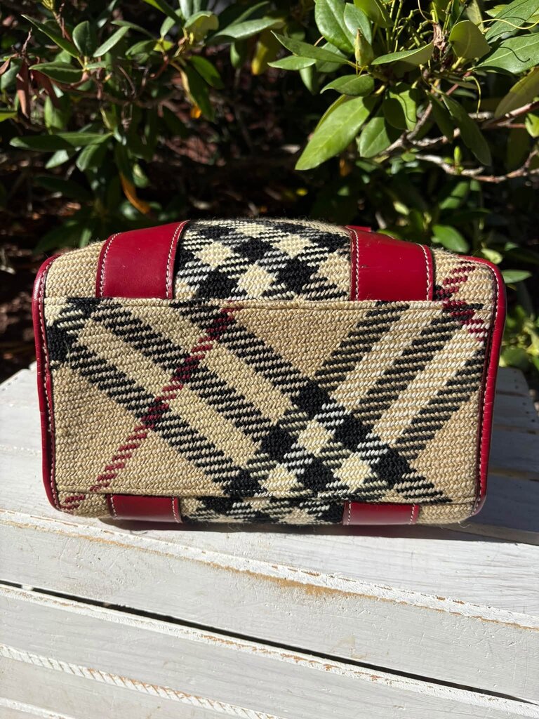 Burberry Blue Label Boston Woven Tote