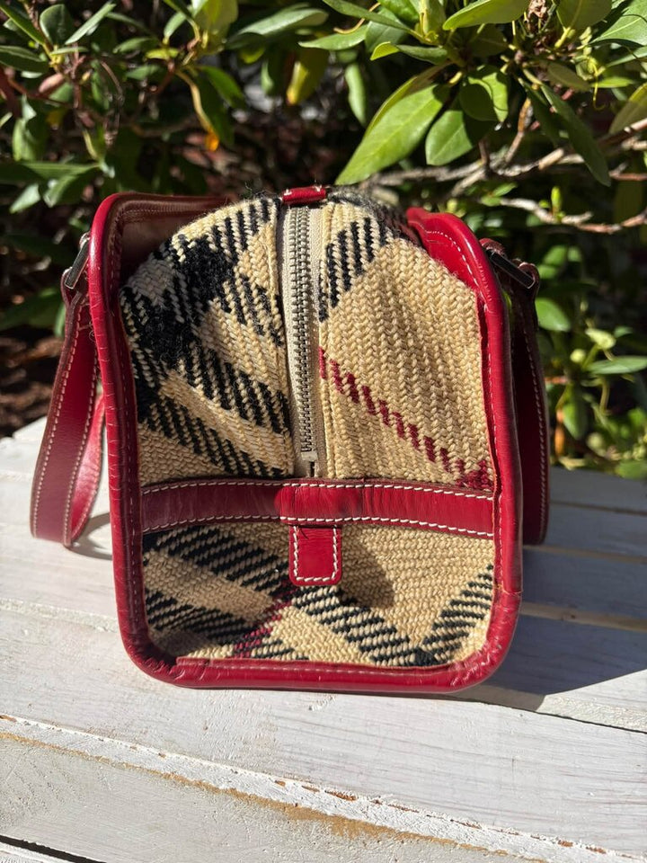 Burberry Blue Label Boston Woven Tote