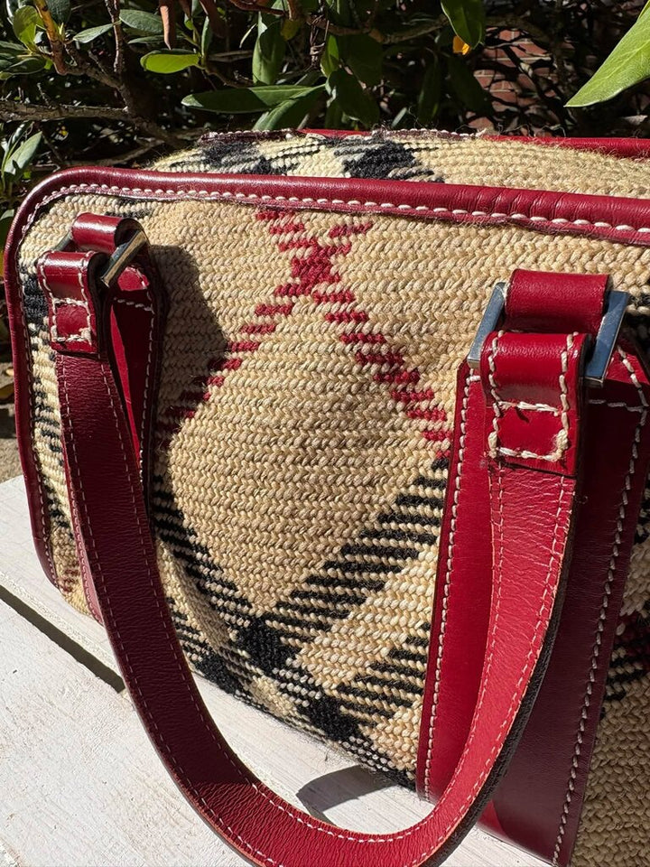 Burberry Blue Label Boston Woven Tote