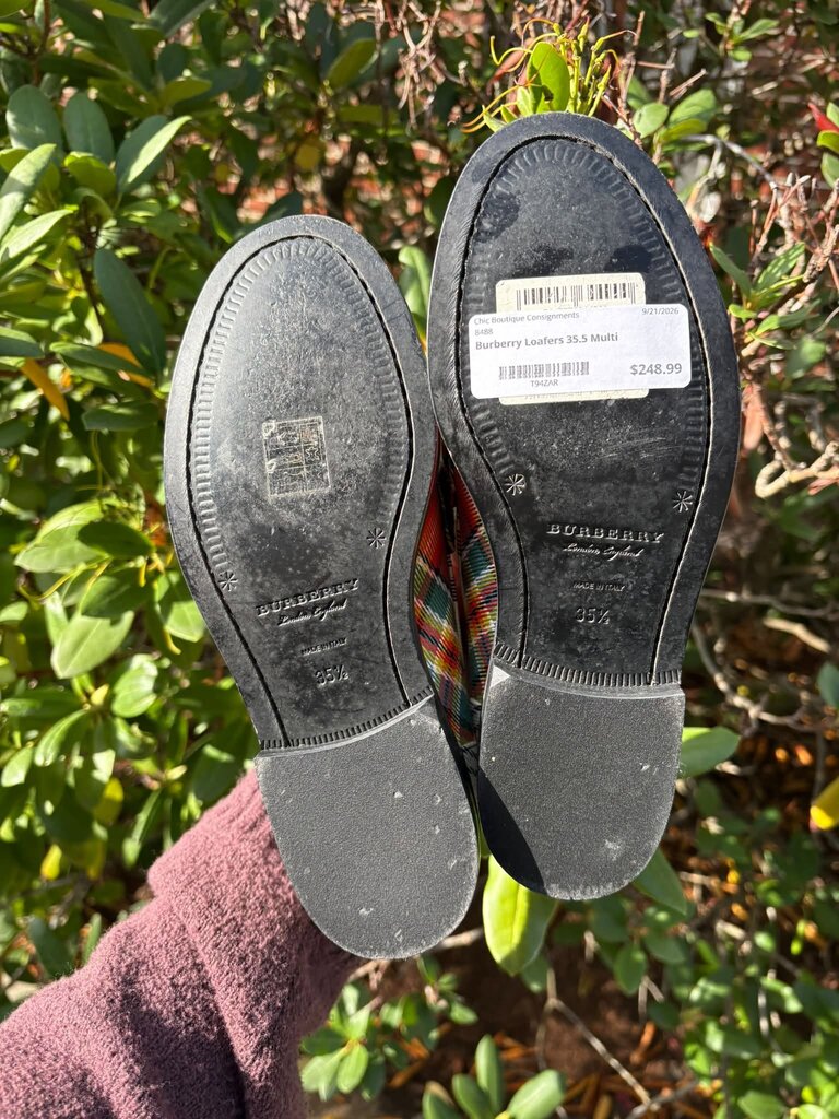 Burberry Bedmont Penny Loafers - Size 35.5