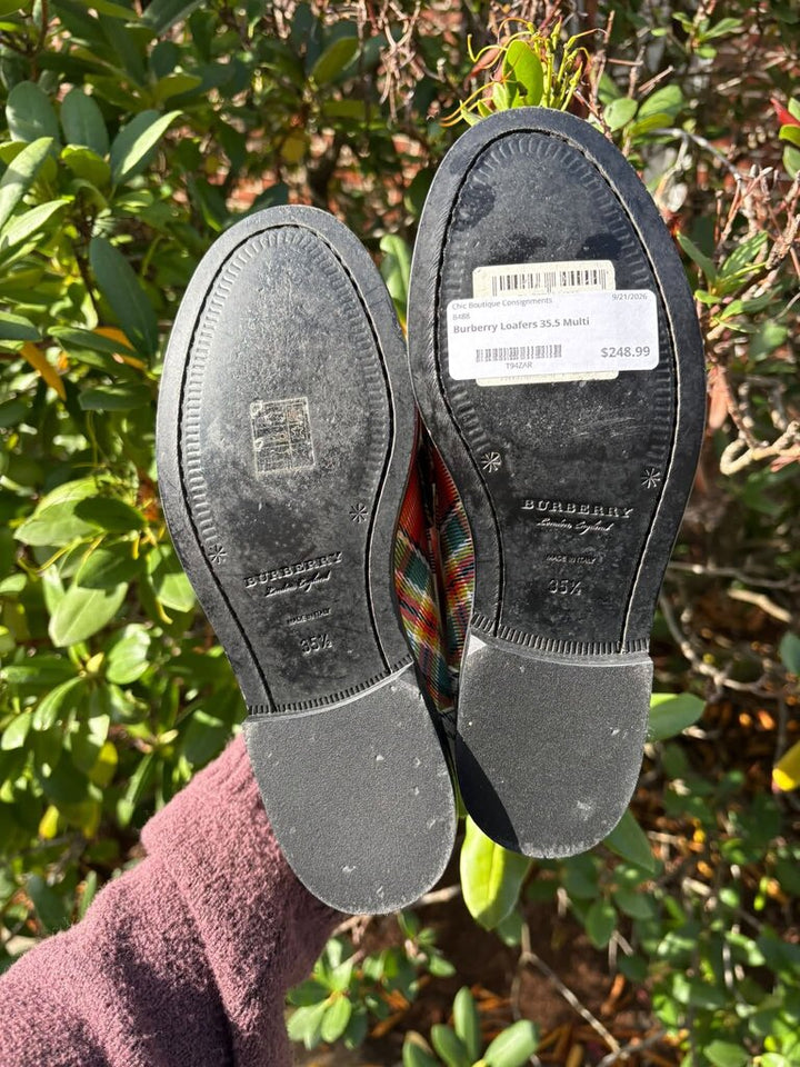 Burberry Bedmont Penny Loafers - Size 35.5