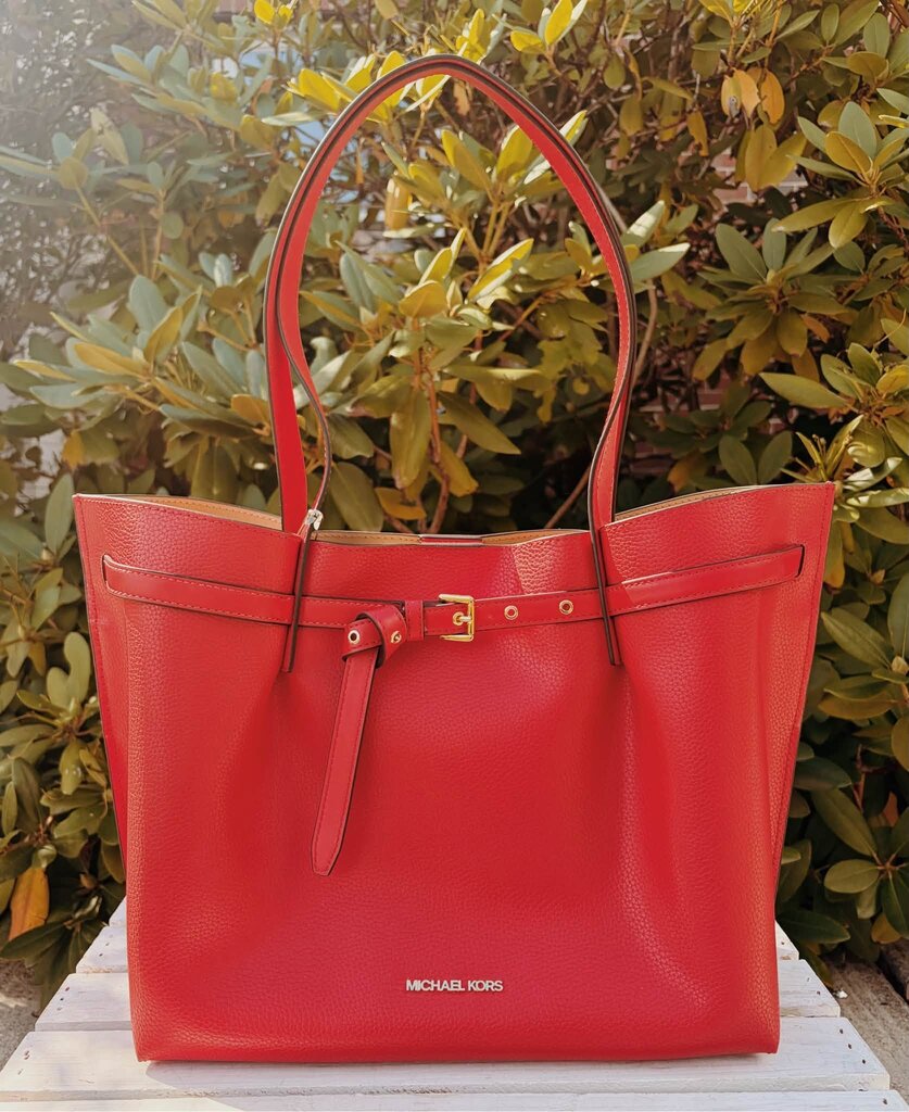 Michael Kors Emilia Large Pebbled Leather Tote Bag