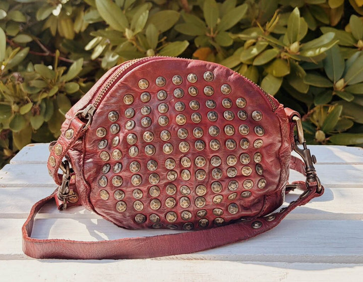 Frye Brooke Studded Round Crossbody