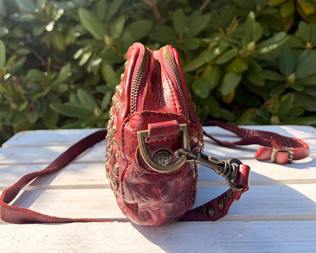Frye Brooke Studded Round Crossbody