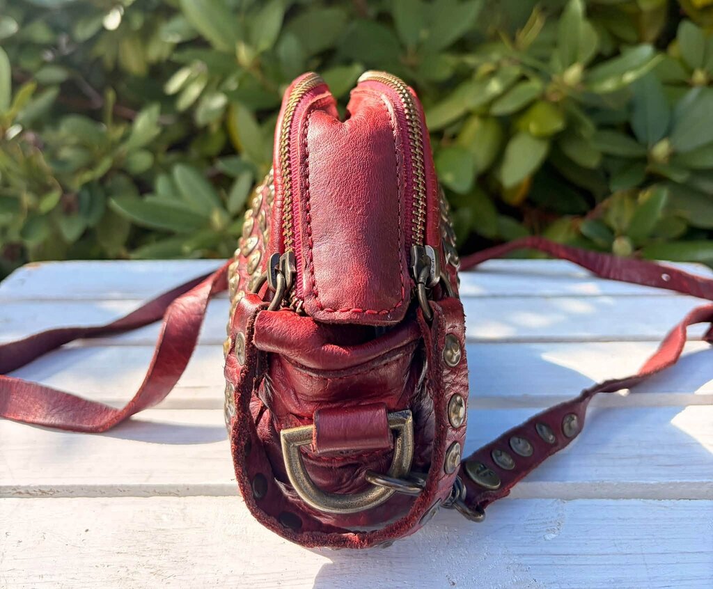 Frye Brooke Studded Round Crossbody