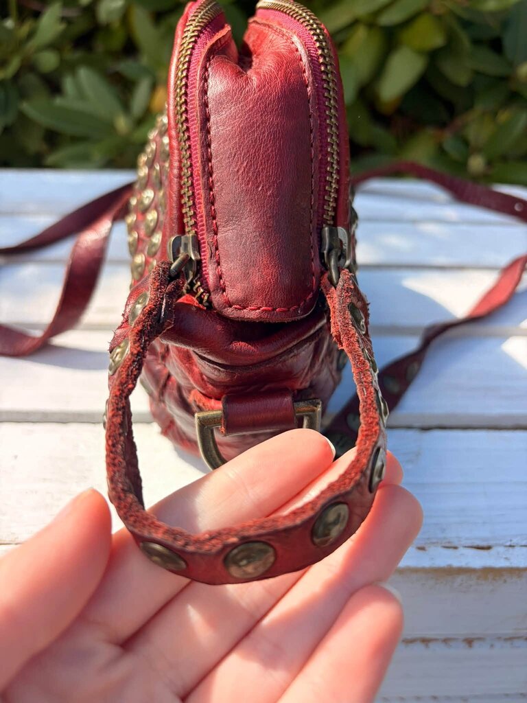 Frye Brooke Studded Round Crossbody