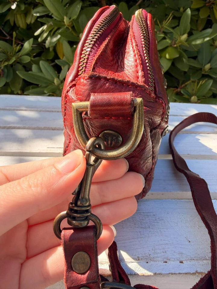 Frye Brooke Studded Round Crossbody