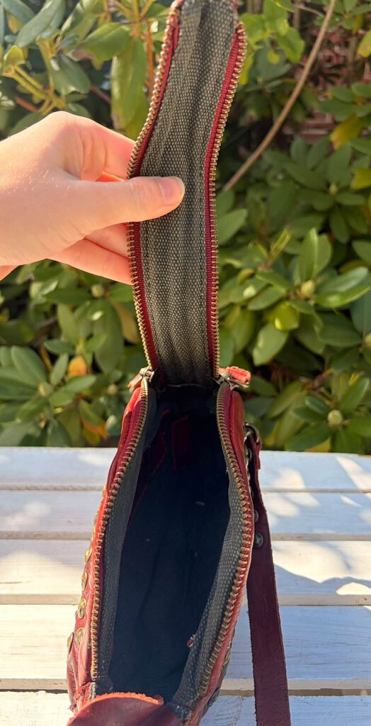 Frye Brooke Studded Round Crossbody