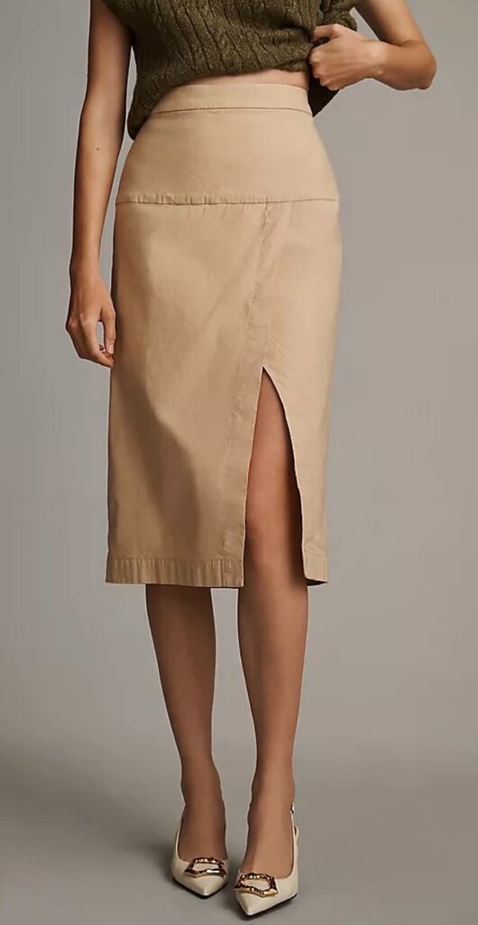 Anthropologie Toledo Side-Slit Pencil Skirt - Size 8