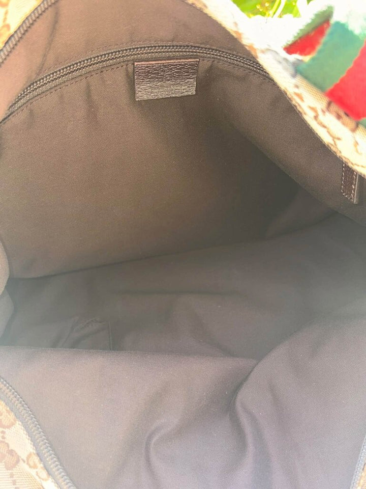 Gucci GG Canvas Web Vertical Tote