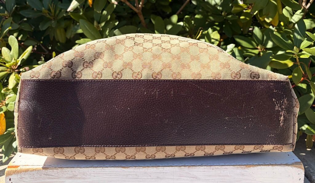 Gucci GG Canvas Web Vertical Tote