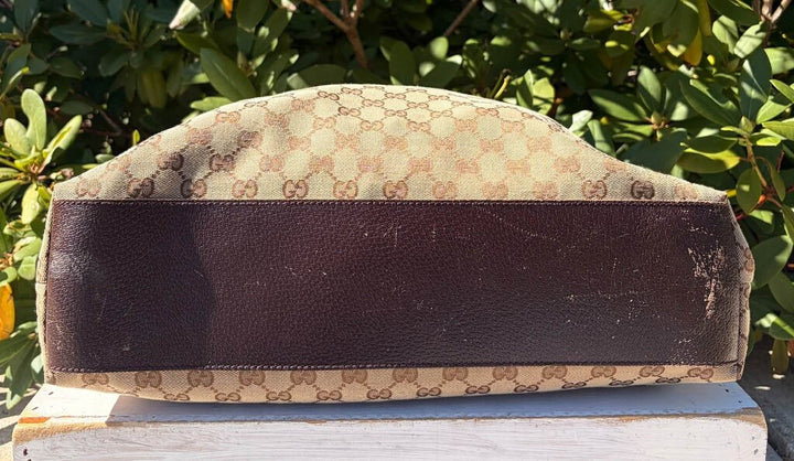 Gucci GG Canvas Web Vertical Tote