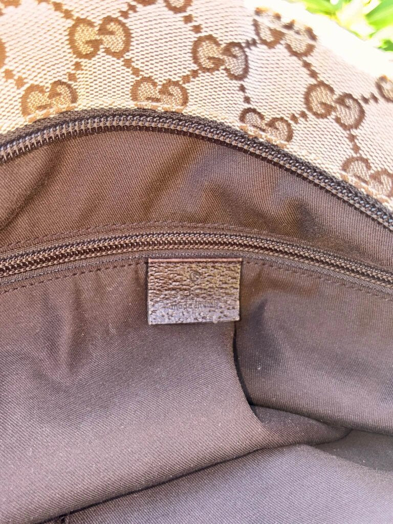 Gucci GG Canvas Web Vertical Tote