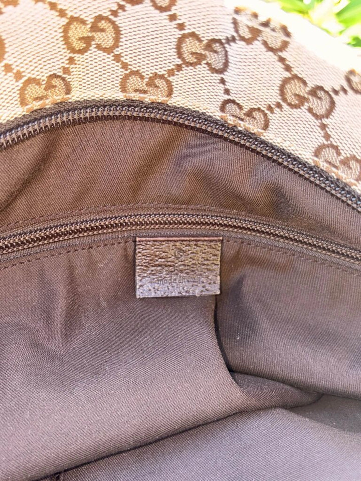 Gucci GG Canvas Web Vertical Tote