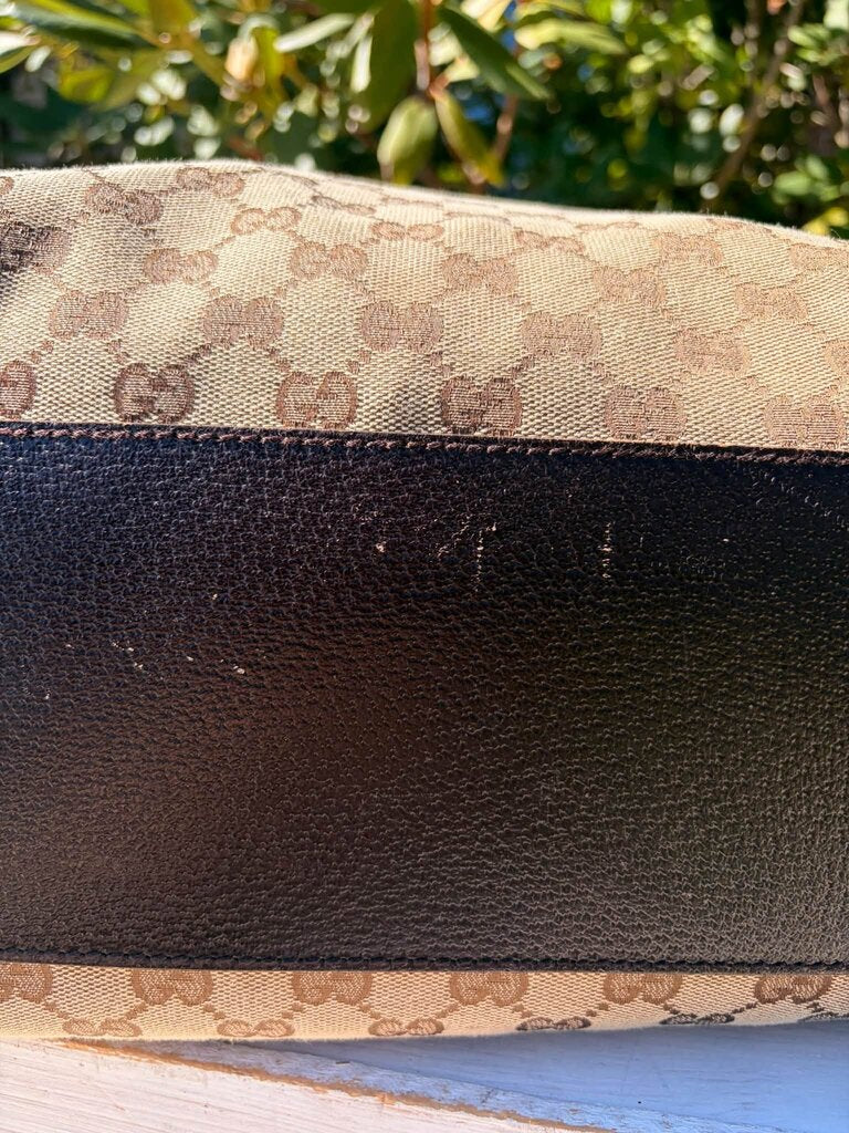 Gucci GG Canvas Web Vertical Tote