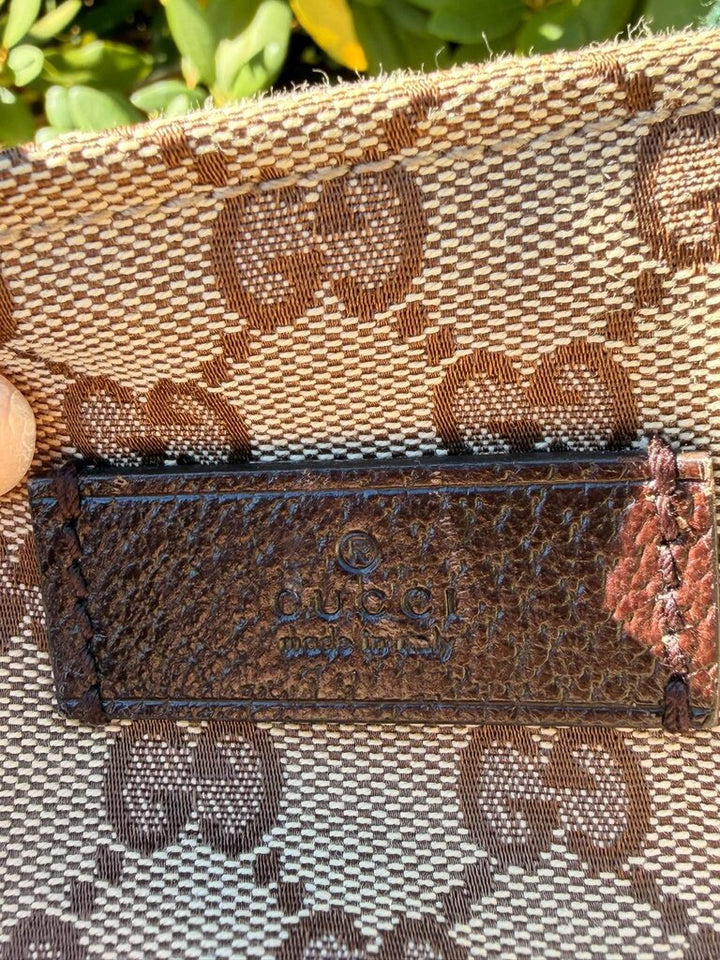 Gucci GG Canvas Web Vertical Tote