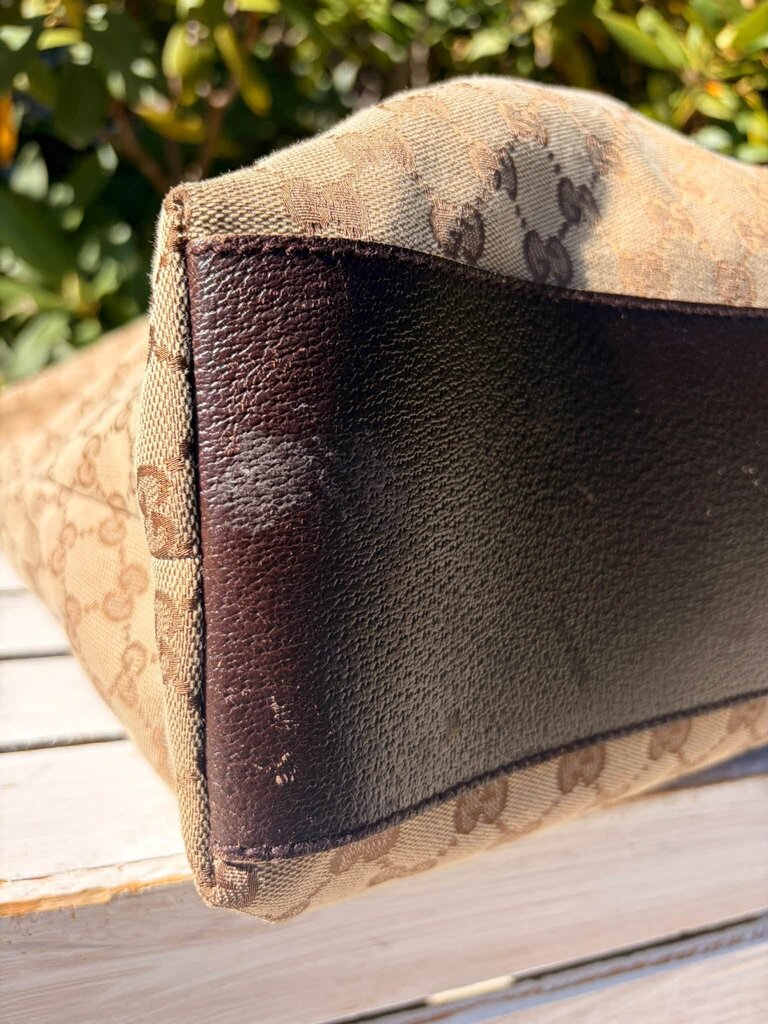 Gucci GG Canvas Web Vertical Tote