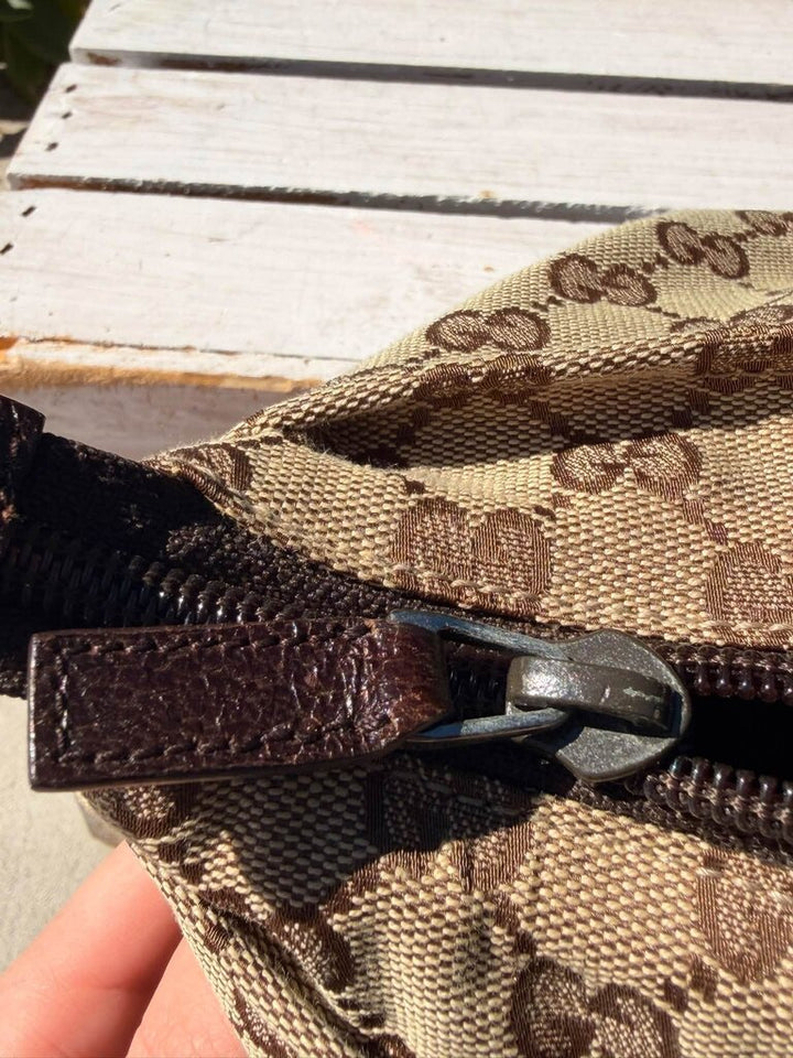 Gucci GG Canvas Web Vertical Tote