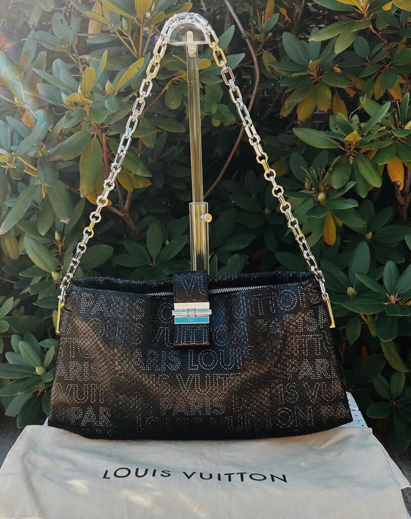 Louis Vuitton Limited Edition Python Perfore Lutece Bag
